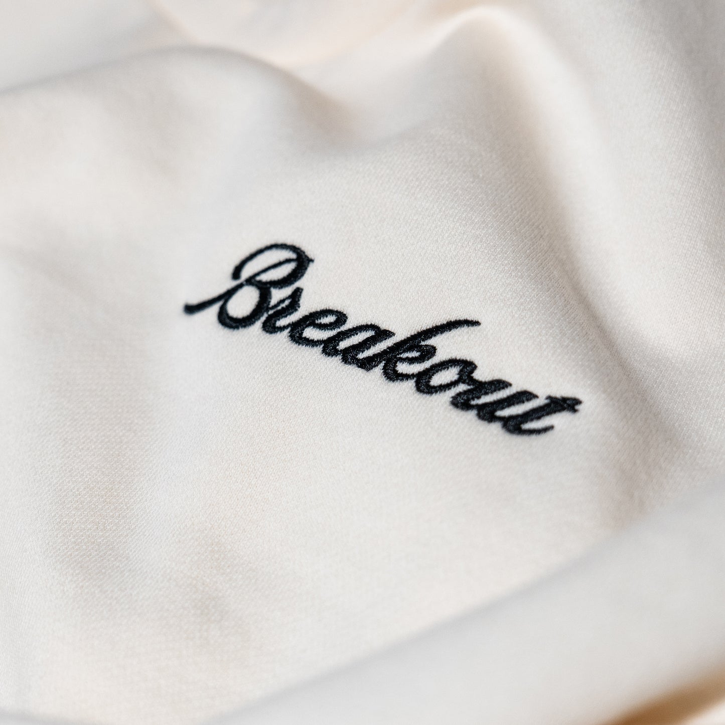 EMBROIDERED HOODIE - IVORY