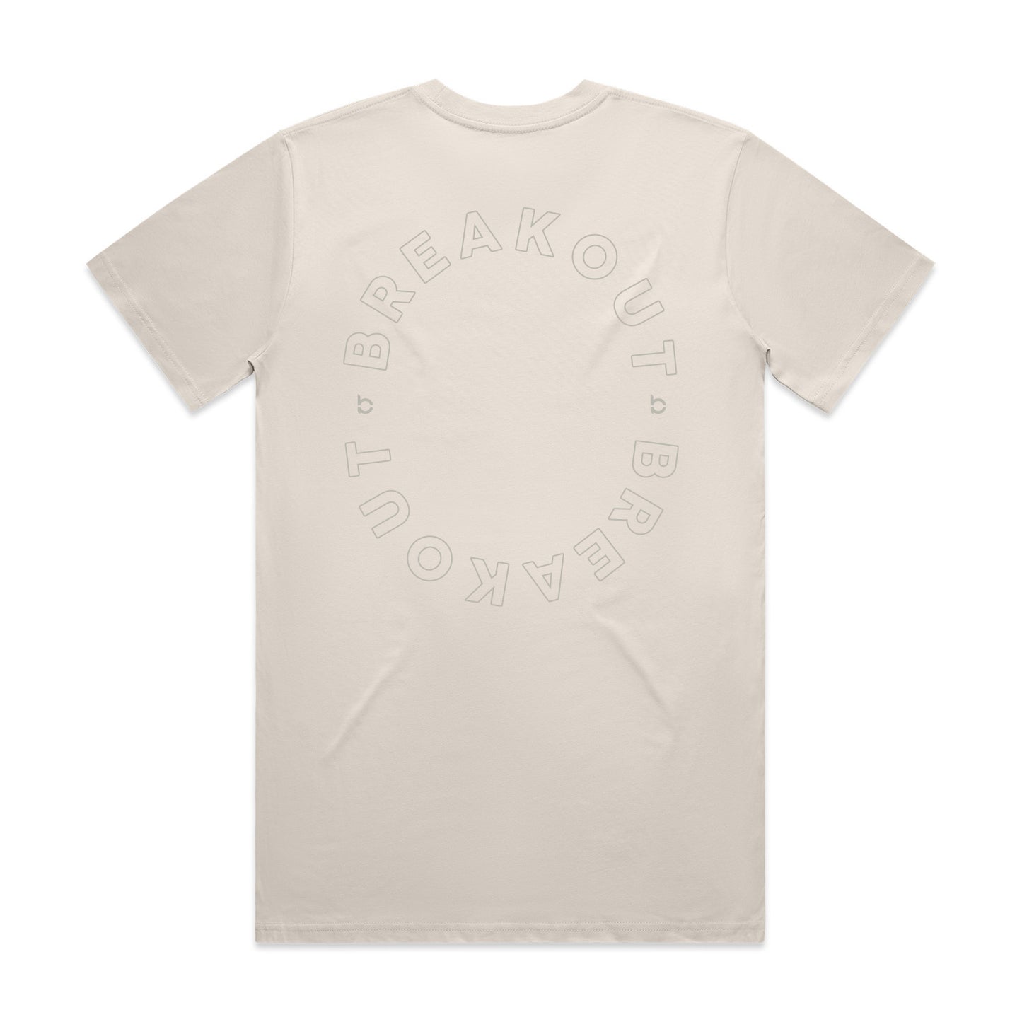 EMBROIDERED & PRINT TEE - IVORY